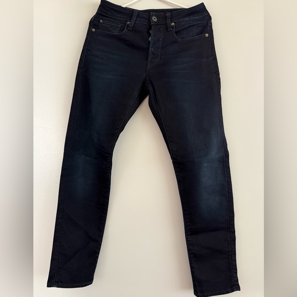 G-Star Men's Dark Blue Skinny Jeans - Picture 1 of 4